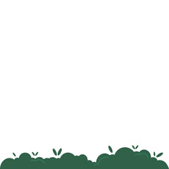 Green Bush Illustration