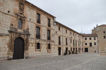 Fototapeta premium commons at the Santa Maria la Real de las Huelgas monastery in burgos in spain 