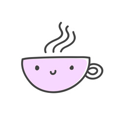 Cartoon cute vector illustration