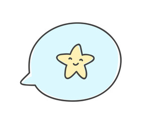 Cartoon cute vector illustration