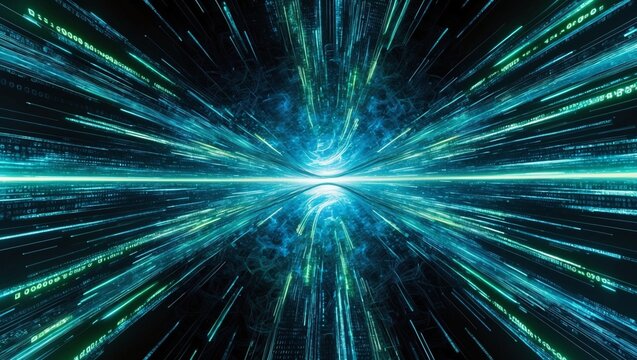 Technology digital data abstract background
