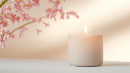 Relaxing candlelit ambiance cozy home lifestyle photography natural light soft focus serenity and wellness