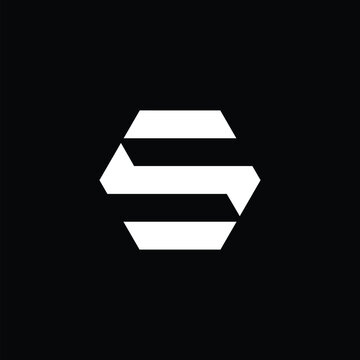 logo inisial huruf S