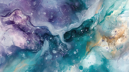 Obraz premium Plain watercolor background of large washes in neutral colors for graphic design or wallpaper.