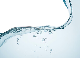 High-Quality PNG Blue liquid water splash with bubble transparent background Isolated on White Background &ndash; High Resolution