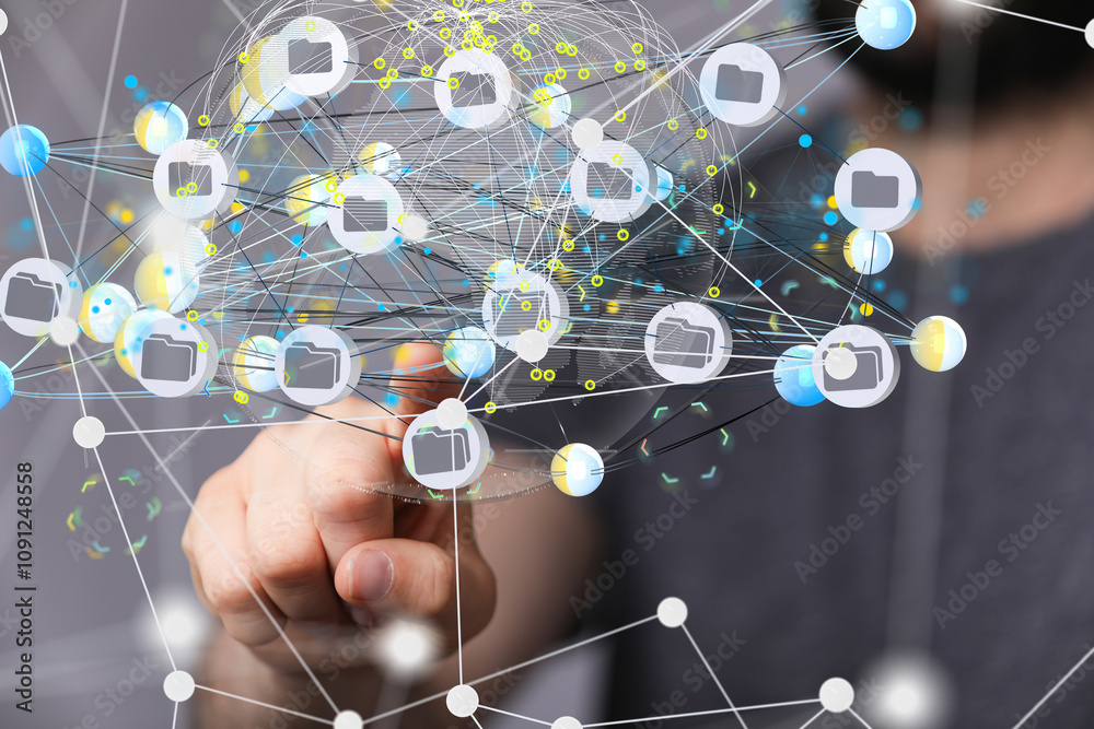 Poster actionable analytics connecting people on the internet