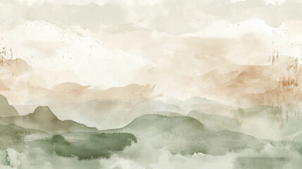 Plain watercolor background of large washes in neutral colors for graphic design or wallpaper.