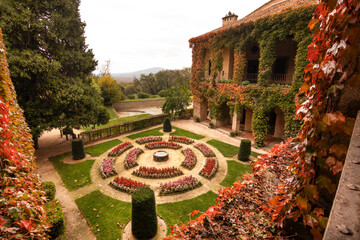 The Monastery of Yuste is a monastery and palace house where Charles I of Spain and V of the Holy Roman Empire stayed and died after his abdication. Cuacos de Yuste, Extremadura, Spain.