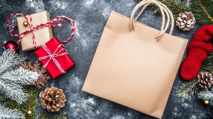 Red and green e-commerce UI with holiday theme cheerful sale tags