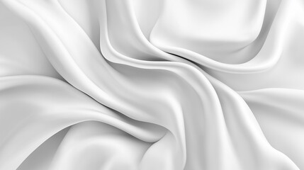 Obraz premium white silk background