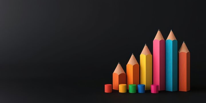 inventory management concept. Weekly supply report, inventory levels with color-coded performance, 3D illustration