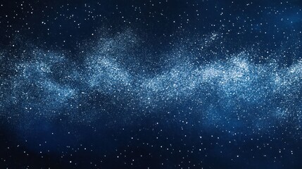 Obraz premium Galactic swirling blue light capturing cosmic beauty.