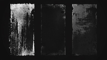 Scratched paper texture. Distressed cardboard texture. Monochrome printing raster, abstract halftone background.