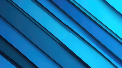 Obraz premium Textured and smooth paper sheets diagonally arranged in shades of blue create an abstract background with ample copy space for graphic design use.