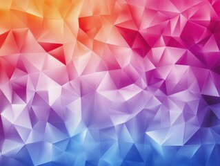 Obraz premium Dynamic Geometric Abstract Triangle Design Digital Art Vivid Colors Modern Aesthetic Creative Space Visual Concept