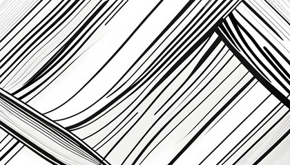 Minimalist Flowing Line Art