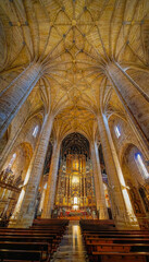Obraz premium interior of the church, Logrono, La Rijoa, Spain, Europe, Sepetmber 2024