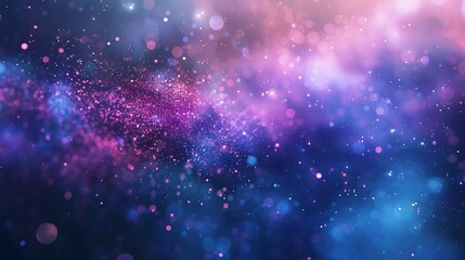 Fototapeta premium Abstract Purple and Blue Bokeh Background