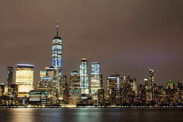 Obraz premium The NYC Skyline at Night