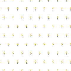 Seamless pattern with funny banana characters