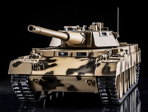 Light Tank with Desert Camouflage