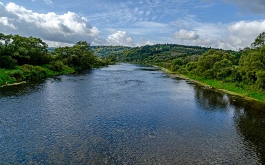 The San River in autumn.