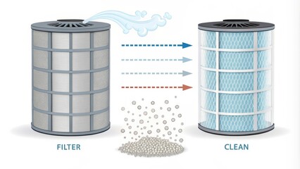 Filters removing particulates from hot emissions.