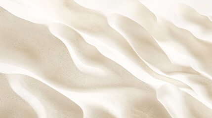 Obraz premium Flowing smooth beige and cream colored curves and waves create a captivating abstract background with a serene elegant and contemporary aesthetic This visually striking image has a minimalist