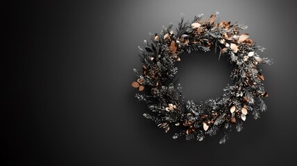 クリスマスリースの背景画像