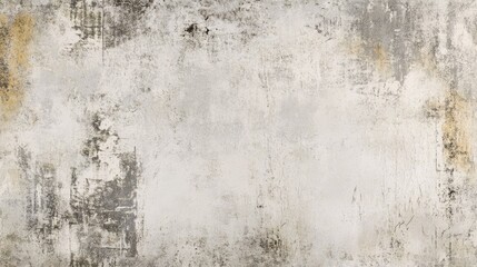 Fototapeta premium Textured white wall with decorative plaster, featuring a weathered appearance and visible scratches, ideal for outdoor settings and rustic design.