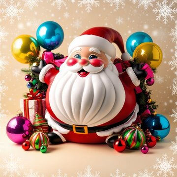 Christmas celebration with Santa