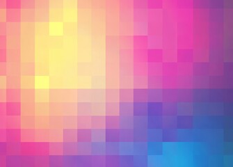 Obraz premium Artistic Approach to Pixelated Color Block Backgrounds