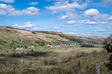 Obraz premium The beautiful landscape at Meenahalla, Glenties, Republic of Ireland