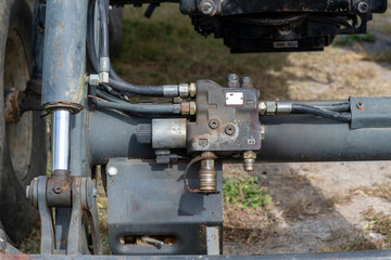 An hydraulic controler on a machine