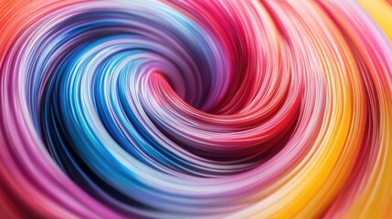 A mesmerizing close-up of colorful swirling patterns creates an abstract fluid artwork, showcasing dynamic gradients of bold reds, blues, pinks, and yellows in motion.