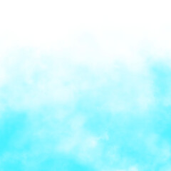 Realistic blue fog smoke cloud