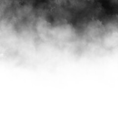  Black gradient transparent fog smoke cloud