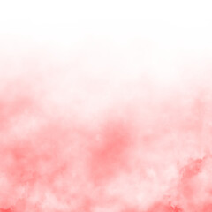 Obraz premium Realistic red cloud or smoke transparent background