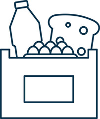 Fototapeta premium Food Drive Icon