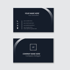 Creative business card design with a corporate theme, perfect for personal or professional use