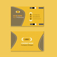 Creative business card design with a corporate theme, perfect for personal or professional use