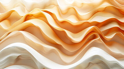 Abstract Waves of Soft Colorful Flowing Patterns