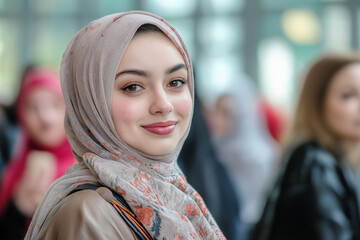 Girl in Hijab. World Hijab Day