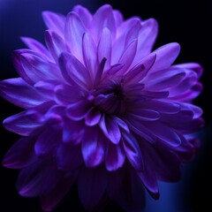 Obraz premium purple dahlia flower