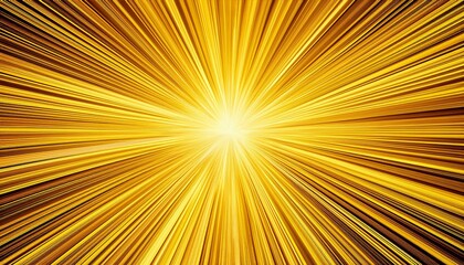 Obraz premium vibrant yellow comic explosion pop art style zoom background with dynamic radial lines