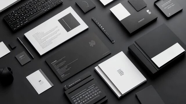 Sophisticated and Minimalist Report Design Video