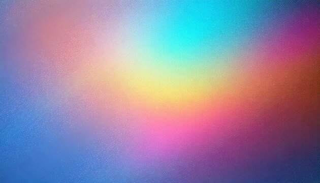 Arri&egrave;re-plan uni holographique avec un grain subtil et des reflets pastel arc-en-ciel