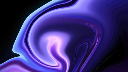 iridescent premium background. vivid illustration, iridescent background design, and abstract 3D render. 3D Illustration