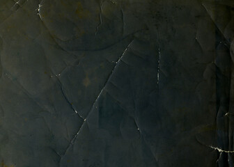 Vintage dirty grunge scan photo paper texture. Old black photo worn overlay distressed background. Vintage scratched glitch effect for design. Folded Edges. Rough grunge shabby torn ripped texture.