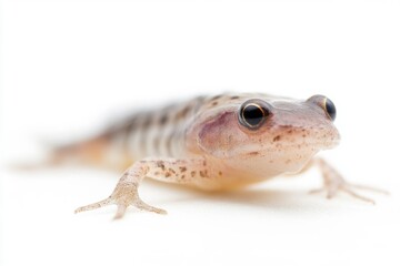 Obraz premium A close-up shot of a lizard sitting on a white surface